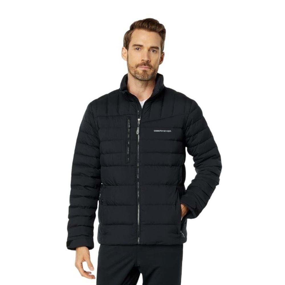 NWT Obermeyer Klaus Down Jacket Men's Winter Jacket, Black